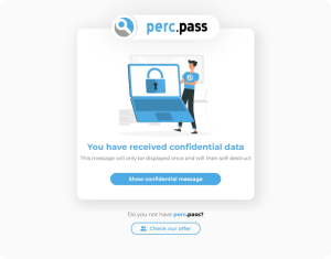 Password manager - one time share